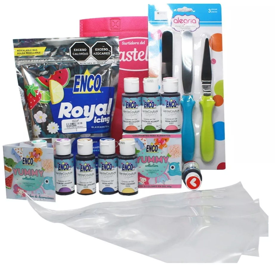 Kit De Repostería Yummi + Bolsa Ecológica De Regalo