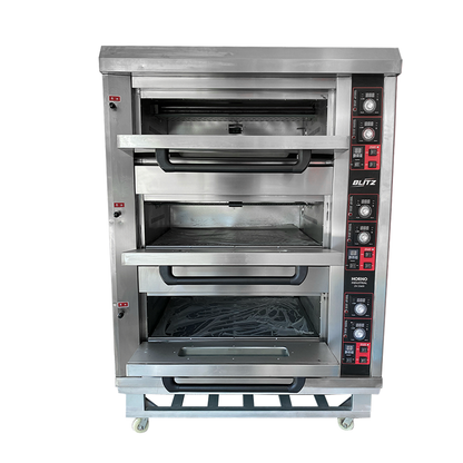 Horno De Gaveta Profesional De 6 Charolas Marca Blitz