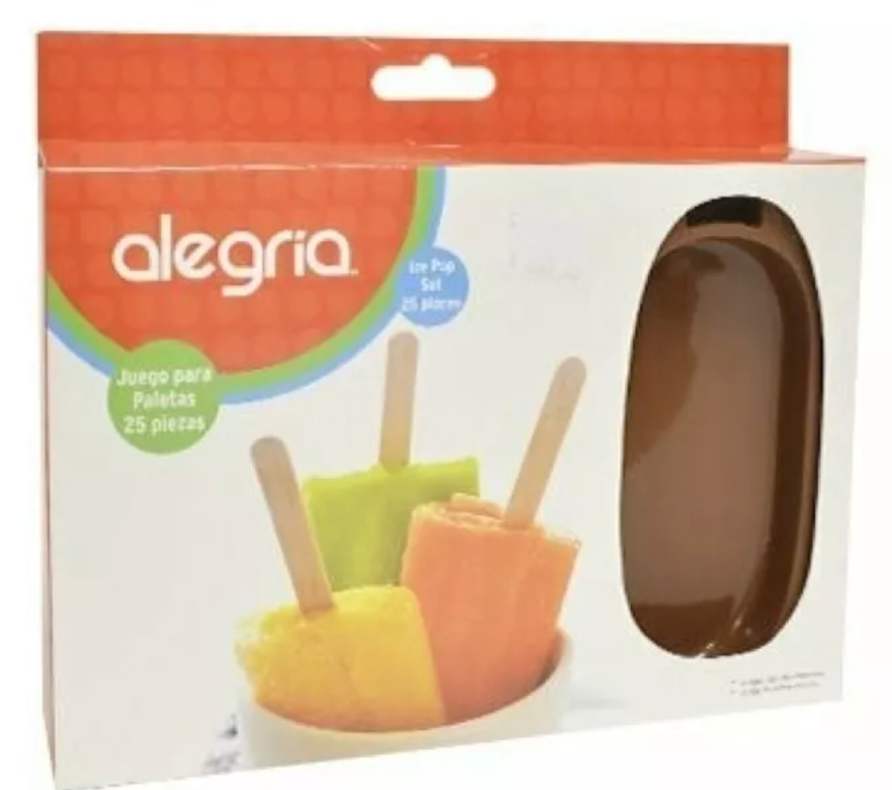 Molde Silicón Repostería Para Paleta Clásica 3 Cavidades