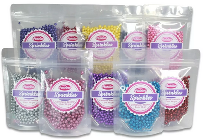 Set De Repostería De 10 Sprinkles Colores Varios