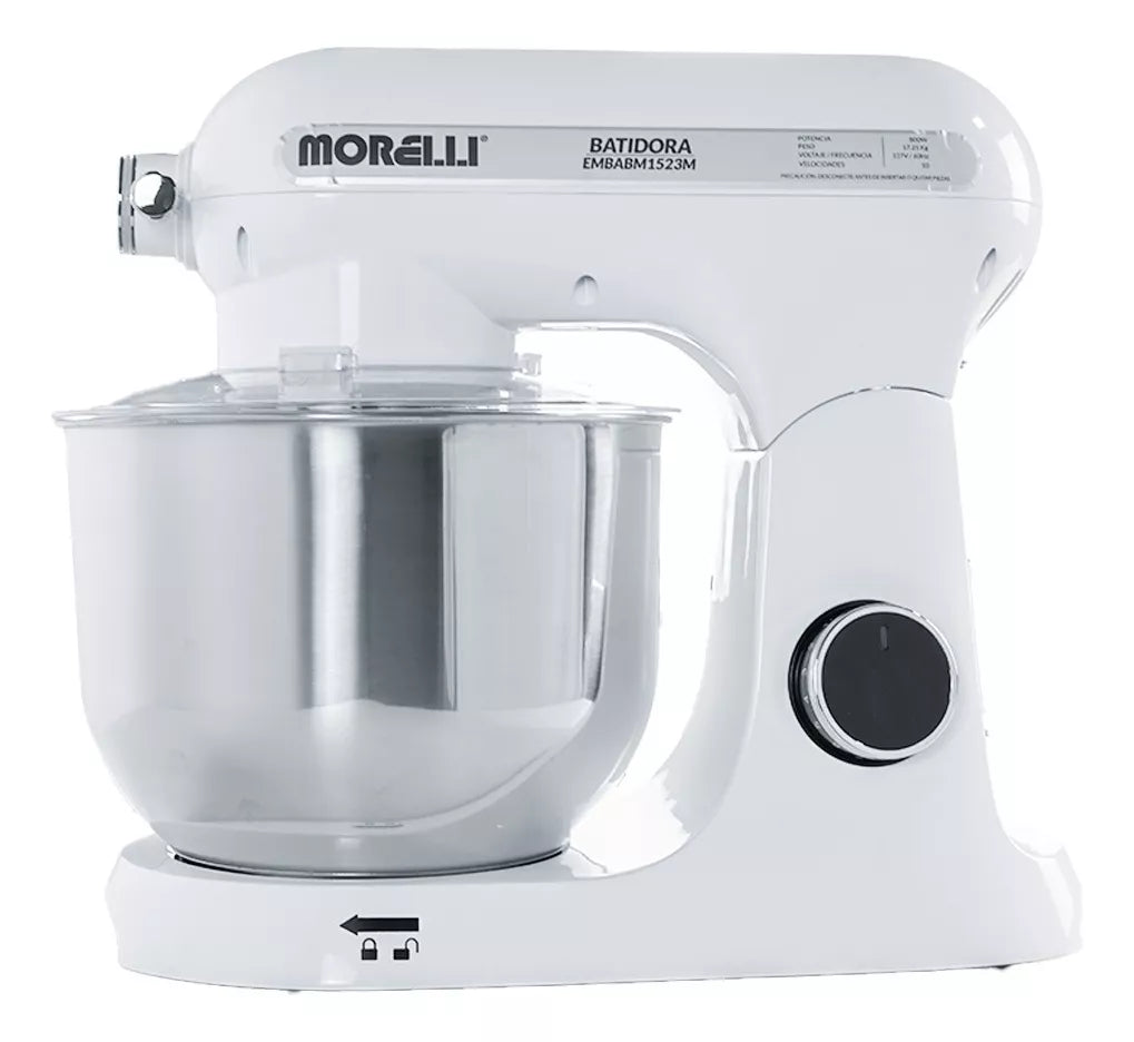 Batidora De Pedestal Morelli 6l White 60 Hz 127 V