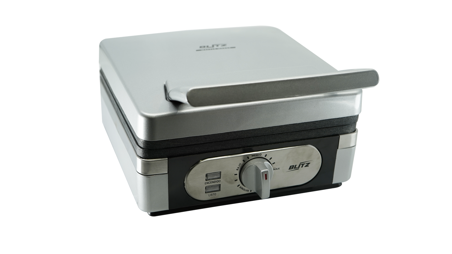 Wafflera Antiadherente Blitz De Uso Comercial De 1300w